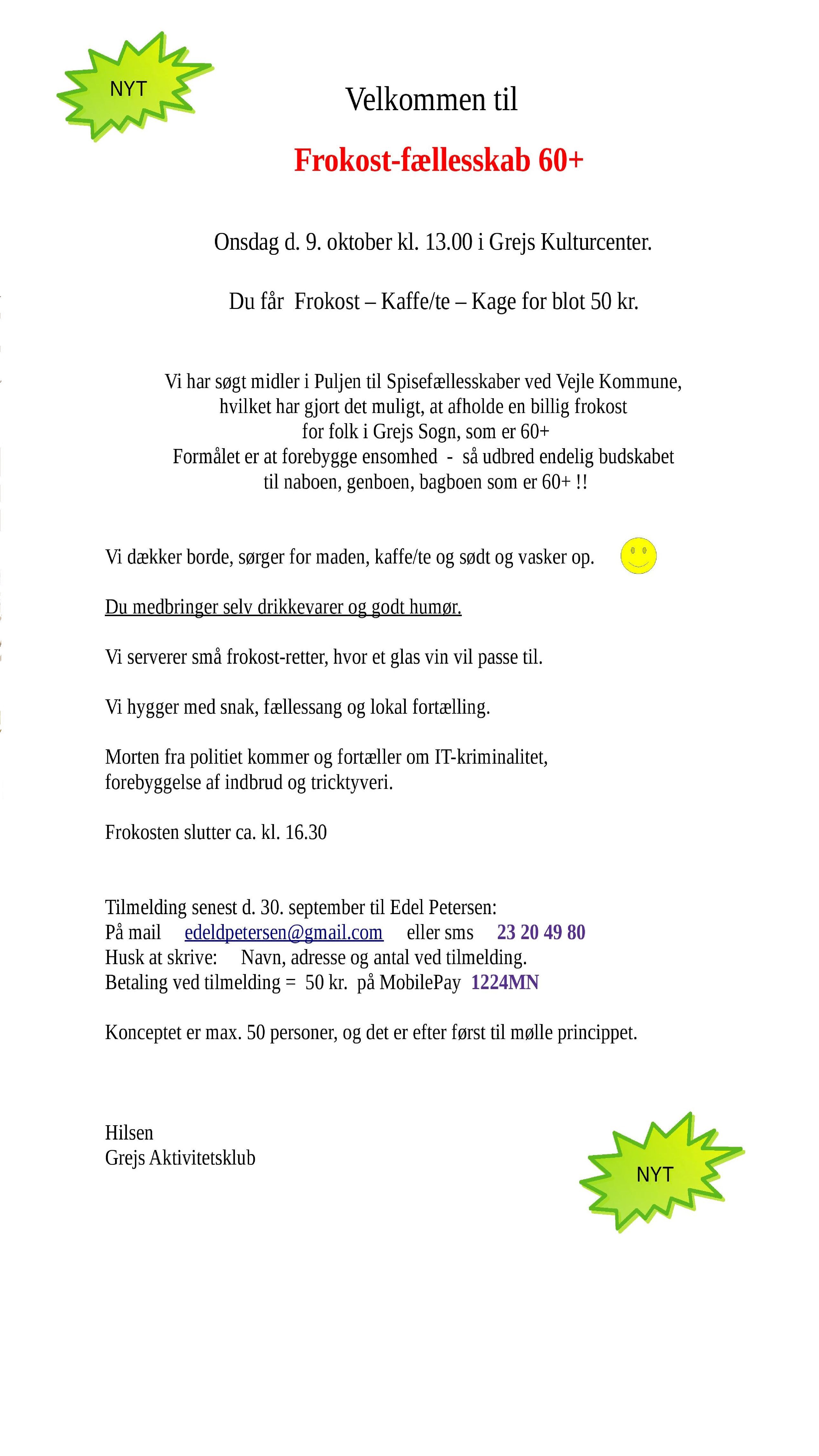 Frokost 9 2024 NY info